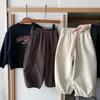 Calça Comprida Kino Infantil de Inverno Forrada com Lã Estilo Coreano para Menino Versátil Engrossada Casual para Crianças Pequenas e Médias Roupas Infantis Huzhou Zhili