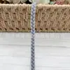 Corda de Algodão Colorida de Três Fios 8mm, Corda Trançada Costurada à Mão, Acessórios para Roupas, Corda Artesanal, Venda Direta do Fabricante