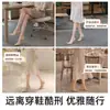 Calcetines para zapatos de tacón alto calcetines de barco para mujer calcetines de verano de media planta con tira en el talón de seda helada frescos invisibles de boca baja antideslizantes con zapatos de vestir