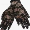 Ventas Directas de Fábrica Guantes de Encaje Transfronterizos Guantes de Encaje sin Dedos Estilo Largo Corto con Dedos Guantes de Novia de Verano Protección Solar