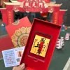 Pegatina Dorada para Teléfono con Oro Puro 2mg 999, un Símbolo de Éxito y de Aprobar Cada Examen, un Regalo para los Exámenes de Ingreso a la Preparatoria y la Universidad