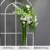 Novo Arranjo Grande de Chão para Casamento Banquete de Noivado Flor Artificial de Seda Acabado Arranjo Floral Decorativo Corredor Arte Floral para Casamento