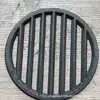 Puente para Estufa de Hierro con una Base Engrosada Que Puede Soportar Altas Temperaturas y No Quemarse, con una Rejilla Redonda y un Puente para Estufa Hecho a Mano