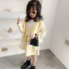 Bolsa Infantil de Concha Primavera e Verão Corrente Losango Bolsa Transversal de Passarela Mini Bolsa Fofa para Menina de Ombro de Mão Pequena