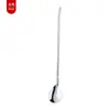 Cuchara con Paja de Acero Inoxidable 304 de Mango Largo Roscada, Cuchara Mezcladora de Mango Largo de Doble Propósito para Bar Todo en Uno, Cuchara con Paja para Vasos de Bebida con Hielo
