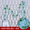 Cipó de Flor de Cerejeira Artificial Enrolado em Rattan Mangueira de Ar Condicionado Cipós Tiras de Flores Árvore Plástico Plantas Verdes Flores Artificiais Cipós de Flores Decorativos