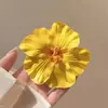 Grampo de Pato Borboleta Orquídea Dopamina de Verão para Mulheres, Presilha Floral Doce, Grampo de Cabelo Exquisito de Alta Qualidade, Acessório de Cabelo Estilo Feriado