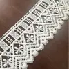 Renda Bordada Vazada 7cm de Largura Acessórios de Bordado DIY Poliéster Seda Renda Solúvel em Água Nova Etiqueta de Presente