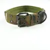 Collar Táctico para Entrenamiento de Perros al Aire Libre, Collar Ajustable de Cinco Velocidades para Perros Medianos y Grandes, Collar de Nylon Engrosado