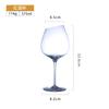 Copa de Vino Tinto Transparente Inclinada Personalizada Copa de Champán Cristalino Juego de Vino Alto Bar Restaurante Mayorista de Alto Valor