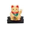 Novo estilo Gato da Sorte de balanço decoração de carro solar automático acenando caixa registradora de casa abertura presente criativo