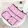 Bolsa de Almacenamiento Plegable Ecológica con Cremallera para Supermercado, Gran Capacidad, Tela Oxford Gruesa y Duradera, Bolsa de Mano para Compras Doméstica
