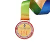 Souvenir del Dragón del Zodiaco Medalla de Competición Deportiva Grabada en Metal 3D Dragón Medalla Conmemorativa de Honor Edición Personalizada