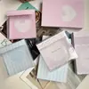 En Stock Gomas Grandes para el Cabello Caja Transparente Accesorios para el Cabello Caja de Regalo Pinzas para el Cabello Lindas con Tarjeta Trasera Impresión de Logo