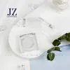 Jinze Cuadrado de Pedidos Estilo Pliegue Trasero Monocromático Mini Paleta de Sombras de Ojos Caja Vacía de Plástico Material de Empaque