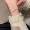Pulsera de Cristal Perla de Lujo Ligero para Pareja, Pulsera Exquisita de Nicho de Moda 2025 Nueva para Novia