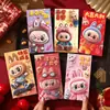 Sobres Rojos Personalizados Creativos Estilo Japonés Dibujos Animados Venta al por Mayor Personalizados Creativos Nuevo Modelo 2027 Efecto 5D Piel Sintética Paquetes Rojos