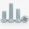 Parafuso Redondo com Fenda Phillips Galvanizado GB818-76 Parafuso de Máquina de Cabeça Redonda Parafuso de Cabeça Chata M3M4M5M6M8 Aço Carbono