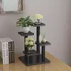 Prateleira de Flores Multicamadas de Ferro Forjado para Varanda Interna Rack Decorativo Moderno Simples para Sala de Estar Rosa Verde Rack de Armazenamento de Suculentas