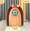 Tablero KT escenario escena de bosque árbol grande utilería de actuación casa maqueta de sketch infantil tablero de fondo