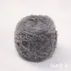 Chapéu de Orelha de Gato Veludo Imitação de Visom Pelo Sintético Visom Sintético Lã Grossa Bolsa Artesanal Gancho para Cachecol Material para Sapato Linha