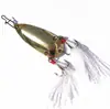 Lantejoulas tipo colher atacado 2ª geração equipamento de pesca cigarra isca artificial chapa de ferro isca falsa isca Luya tipo cigarra 2 anzóis
