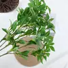 Planta Verde Artificial Campana Colgante Hoja Madera de Caballo Flor Falsa Sala de Estar de Pie Arreglo Floral Rama Verde Hojas Flores Arreglo Floral Pantalla Paisaje Ramas Falsas