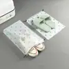 Bolsa de Cordón Linda de Dibujos Animados Empaque de Viaje Bolsa de Cordón Translúcida Mate a Prueba de Polvo y Humedad Bolsa de Almacenamiento para Zapatos Portátil