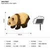 Luzes Solares de Jardim para Animais ao Ar Livre Terraço Paisagem Jardim Exterior Impermeável Decorativo Panda Luzes Solares Economizadoras de Energia