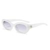 Retro Negro Ovalado Marco Grande 2025 Estilo K Nuevo Gafas de Sol Gm Ojo de Gato Femenino Europeo y Americano de Alta Gama Gafas de Sol Ins
