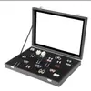 Caja de Almacenamiento Multifuncional para Joyería, Exquisita Caja de Almacenamiento para Pendientes, Aretes, Anillos, Colgantes, Bandeja de Gran Capacidad y Más