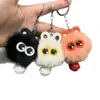 Lindo Colgante de Llavero de Gato de Peluche con Cascabel y Colgante de Conejo para Mochila, Actividad Escolar, Regalo Promocional de Empresa, Adorno