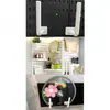 Tablero de Almacenamiento de Cocina Montado en la Pared Sin Taladro, Tablero Perforado Extra Grande, Autoadhesivo, Estante Sin Taladrar, Solución de Almacenamiento en la Pared del Baño