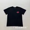 Camiseta de Manga Corta con Estampado de Letras Hip-Hop Americano Synaworld para Hombre, Top Casual Holgado de Cuello Redondo Estilo Europeo y Americano, Verano