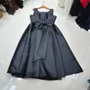 Vestido de Baile Nanyou Europeu e Americano de Nicho com Design Estilo Francês Grande Costas Abertas Floral Tridimensional Rodado
