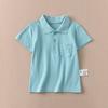 Camisetas de Manga Corta para Niños, Uniformes Escolares, Ropa para Actuaciones, Versátil Exportada a Japón, Camisas Básicas Estilo Nautica Elegantes para Estudiantes Niños y Niñas a