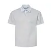 Camisa Polo Masculina Casual Solta Versátil Estilo Retrô Universitário Gola Camisa Verão Falsa Duas Peças T5089