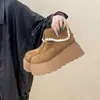 Botines Birkens de Plataforma Gruesa con Cordones Pequeños para Mujer Otoño e Invierno 2025 Nuevos Delgados Retro Moda Versátiles Botas Martin