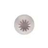 Bico de confeitar Maifu D63# 12 dentes creme aço inoxidável 304 ferramenta DIY para assar bolo grande