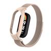 Adecuado para Correa Xiaomi Mi Band 8, Pulsera de Bucle Magnético Milanesa, Caja de Metal, Correa Xiaomi Mi Band 7