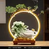 Quemador de incienso de reflujo Zen chino creativo Baicai Laifu decoración quemador de incienso oficina sándalo áloe madera regalo de inauguración