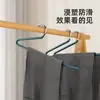 Colgador de ropa con recubrimiento de plástico antideslizante para pantalones de ganso perchero para corbatas audaz en forma de Z almacenamiento doméstico dormitorio secado multifuncional venta al por mayor