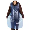 Delantal Azul para Restaurante de Hot Pot de Langosta, Restaurante de Barbacoa, Resistente a Salpicaduras de Aceite, Baja Presión, 100 Piezas/Paquete, Baberos para Adultos para Catering Comercial