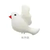 Balão Pomba da Paz Escola Jardim de Infância Props para Reunião Esportiva Pomba Branca Segurando Balão Decoração de Mesa Flutuante Arranjo de Props