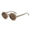 Gafas de Sol Poligonales Transfronterizas Estilo Europeo y Americano Únicas Romboidales de Moda Color Block Casuales para Mujer Venta al por Mayor