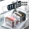 Caja de Almacenamiento Transparente para Pestañas y Cosméticos de Manicura con Diseño de Tapa a Prueba de Polvo Gran Capacidad Elegante Generosa Acrílico Joyería