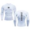 Camiseta de Manga Corta Transpirable de Secado Rápido con Estampado Redondo para Hombre Pro2024 para Exteriores, Ajustada, para Fitness, Running, Deportes