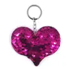 Colgante Llavero Cara Corazón Brillo Reflectante Accesorios Moda Lentejuela Forma de Corazón Colgante Amor Joyería Pequeña