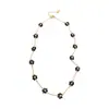 Collar Ajustable de Flor con Perlas de Cristal, Estilo Vintage Old Money, Cadena Elegante para Clavícula, Gargantilla de Moda Versátil para Mujer