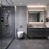 Azulejos cinza estilo antigo, 800x800, para uma sala de estar retrô; 600x1200, pisos antiderrapantes; azulejos foscos e resistentes ao desgaste para pousadas, 600